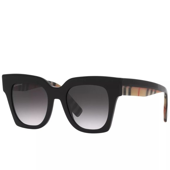 Burberry Accessories - NWT $281 BURBERRY Black/Check Sunglasses